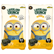 MANJUN 韓國小小兵海苔 起司口味, 2個, 40.5g