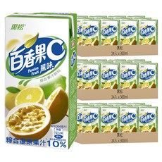 黑松 果汁C系列 百香果, 300ml, 72入
