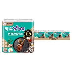Kleenex 舒潔 Viva 料理控油廚紙, 119大卡, 3層超級吸收, 4捲, 12袋