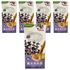 Swallow 飛燕煉乳 一口真 薰衣草奶茶, 12g, 7條, 5盒