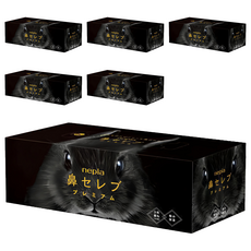 王子製紙 nepia 鼻子專用保濕面紙-呵護敏感肌 紙質柔軟細緻, 1入, 6盒