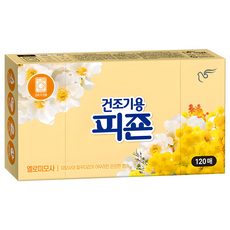 碧珍 烘衣機專用衣物柔軟片 黃金含羞草, 120枚, 1個