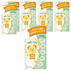Baby Fafa 嬰兒用濃縮柔軟劑 540ml 補充包 日本製造, 6包