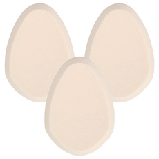 KAI 貝印 bi-hada 蛋型粉底液粉撲, 3個, KQ-3055