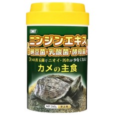 COMET 可美多 紅蘿蔔納豆菌澤龜飼料，新食感，烏龜零食, 260g, 1瓶