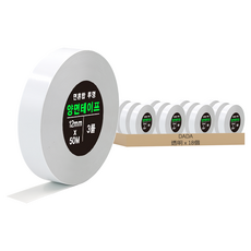 DADA高黏度棉紙雙面膠帶 12mm*50m 透明, 18個