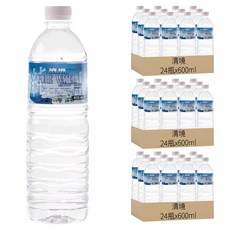 清境 純水, 600ml, 72瓶