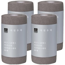 House Class 自然主義拋棄式菜瓜布 灰色 1個 80入, 4個