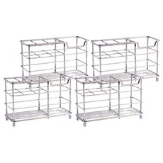 艾米購物 304不鏽鋼牙刷架 加大款6格 原色 4個 浴室收納