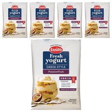 EasiYo 希臘優格粉 百香果口味, 紐西蘭原裝進口, 含乳酸菌, 230g, 1入, 5包
