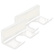 With Win 簡易吹風機掛架 基本款, 2個, 白色