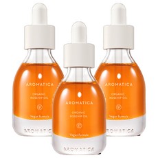 AROMATICA 艾瑪植萃 玫瑰果油 有機冷壓榨取 滋養肌膚活力, 30ml, 3瓶