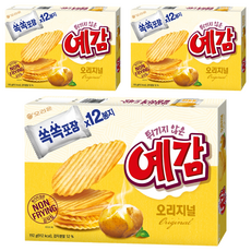 ORION 好麗友 預感香烤洋芋片 非油炸 原味, 192g, 3盒