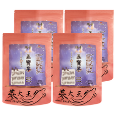 瑪卡人蔘五寶茶包 Set, 黑瑪卡+黑人蔘+黑黃精, 調整體質, 活力之果, 男人茶, 6g, 10包, 4袋