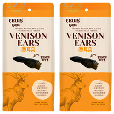 CRIUS 克瑞斯 100%鹿耳朵 全犬種 3個月以上, 鹿耳朵, 2包