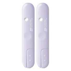 SONIC 攜帶型拆信mini剪刀 SP-1216, 粉紫色, 2個