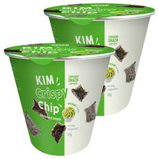 YOPOKKI 山葵味海苔脆片, 30g, 2個