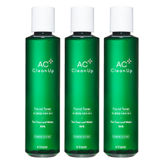 ETUDE AC Cleanup 茶樹爽膚水, 200ml, 3瓶