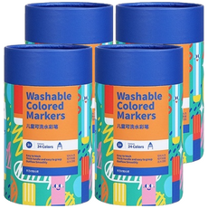 Kiddy Color 凱蒂卡樂 英國kiddy color水洗彩色筆, 4入