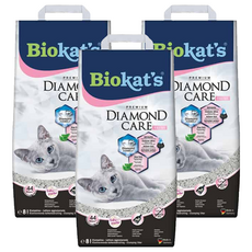Biokat's 碧歐貓 雙鑽雙效貓砂 清香 8L｜德國貓砂 凝結貓砂 除臭貓砂, 3包