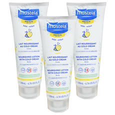mustela 慕之恬廊 Bebe-Enfant 冷霜潤膚乳, 200ml, 3條