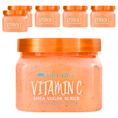 Tree Hut樹上小屋 乳油木蜜糖身體磨砂膏 維他命C 18oz 深層滋潤 溫和去角質 提亮膚色, 6件