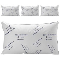 金牌枕頭 調整型【45x75 中低枕 軟 蓬鬆】-1入, 白色, 75 x 45cm, 4個