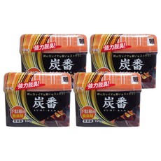 KOKUBO 小久保 炭番鞋櫃用除臭劑 150g, 日本備長炭+活性炭, 有效除濕/脫臭/防止發霉, 4個