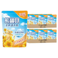 Snuggle 熊寶貝 陽光馨香 柔軟護衣精補充包 1.84L 每箱6包, 12包