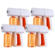 K6X 藍光奈米霧化消毒槍 無線手持霧化槍, 400ml, 4個