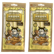 nu4PET 陪心寵糧 Oh!Hi!Yo無糖優格條, 全犬貓適用，85度巴斯特滅菌，添加專利芽孢乳酸菌, 起司風味, 12g, 2包