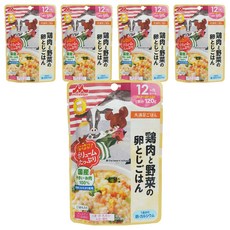 MORINAGA 森永 12個月大 幼兒食品, 雞肉野菜燴飯, 120g, 5包