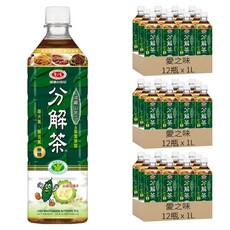 愛之味 健康油切分解茶, 1L, 36瓶