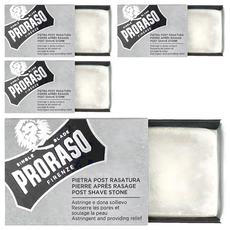 Proraso 鬍後護理明礬石 100g - 刮鬍後收斂毛孔 舒緩肌膚不適, 4個