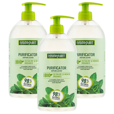 COSMEPLANT 摩爾多瓦 大容量抗菌洗手乳 鼠尾草薄荷, 1L, 3瓶