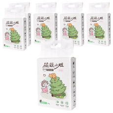 超凝小姐 米粒型益生菌除臭豆腐砂, 忘憂森林, 2.7kg, 6包