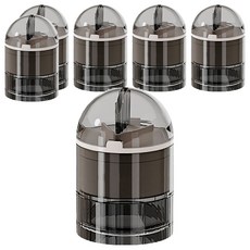 小麥購物 多功能隨身藥盒 L1268 透明灰, 6個