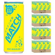 MATCH 瑪綺 機能氣泡飲, 維他命B+C, 電解質添加, 320ml, 96罐