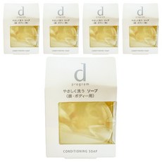 d program 敏感話題 潔膚皂, 5個, 100g