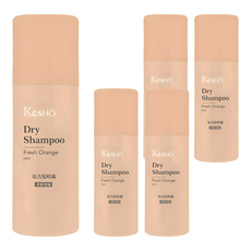 KeSHO 乾洗髮噴霧 清新柑橘, 70ml, 5件