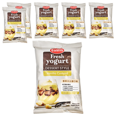 EasiYo 希臘式優格粉 香草卡士達口味, 紐西蘭純優格, 天然成分, 純淨乳源, Makes 1KG of Yogurt, 230g, 1包, 6包