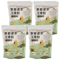 MIHONG 米鴻生醫 元氣穀力 鮮磨黃金豆漿粉, 300g, 1包, 4袋