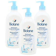 Biolane 法貝兒 溫和洗沐雙潔露 溫和植萃成分 親膚不刺激 不含皂鹼 柑橘花香調, 750ml, 3瓶