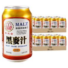崇德發 黑麥汁Light減糖易開罐, 330ml, 48罐