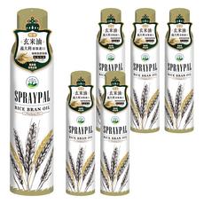 SPRAYPAL 噴寶 氣炸鍋專用噴霧式 玄米油, 120ml, 6瓶