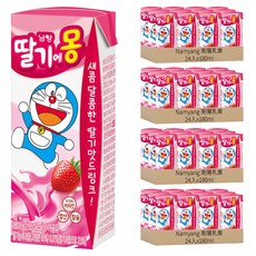Namyang 南陽乳業 哆啦A夢草莓牛奶, 180ml, 96入