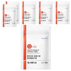 大醫生技 維他命B群+鉻複方錠, 30顆, 6包