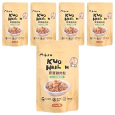 郭老師 寶寶雞肉鬆，土雞肉，純肉鬆，不加豆粉，低鈉，無防腐劑, 120g, 5袋