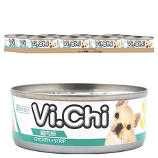Vi.Chi 全犬種 經典 犬罐, 雞肉絲, 80g, 24罐