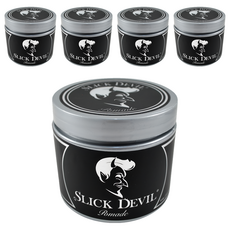 SLICK DEVIL 黑惡魔 水洗式髮油, 113g, 5瓶